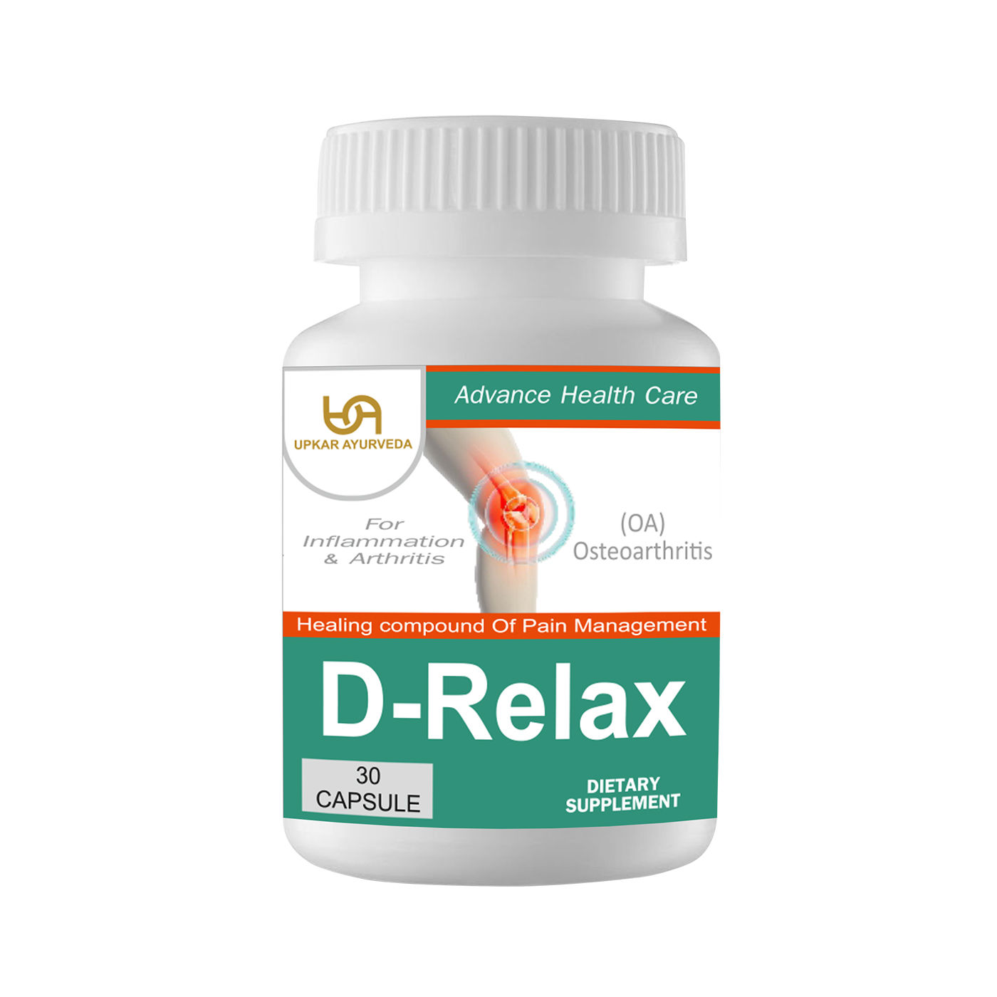 D-Relax - Healing Compound From Pain - 30 Capsules