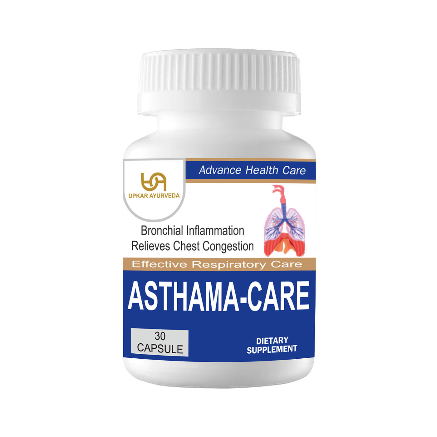 Asthama Care - Relieves Chest Congestion  - 30 capsules