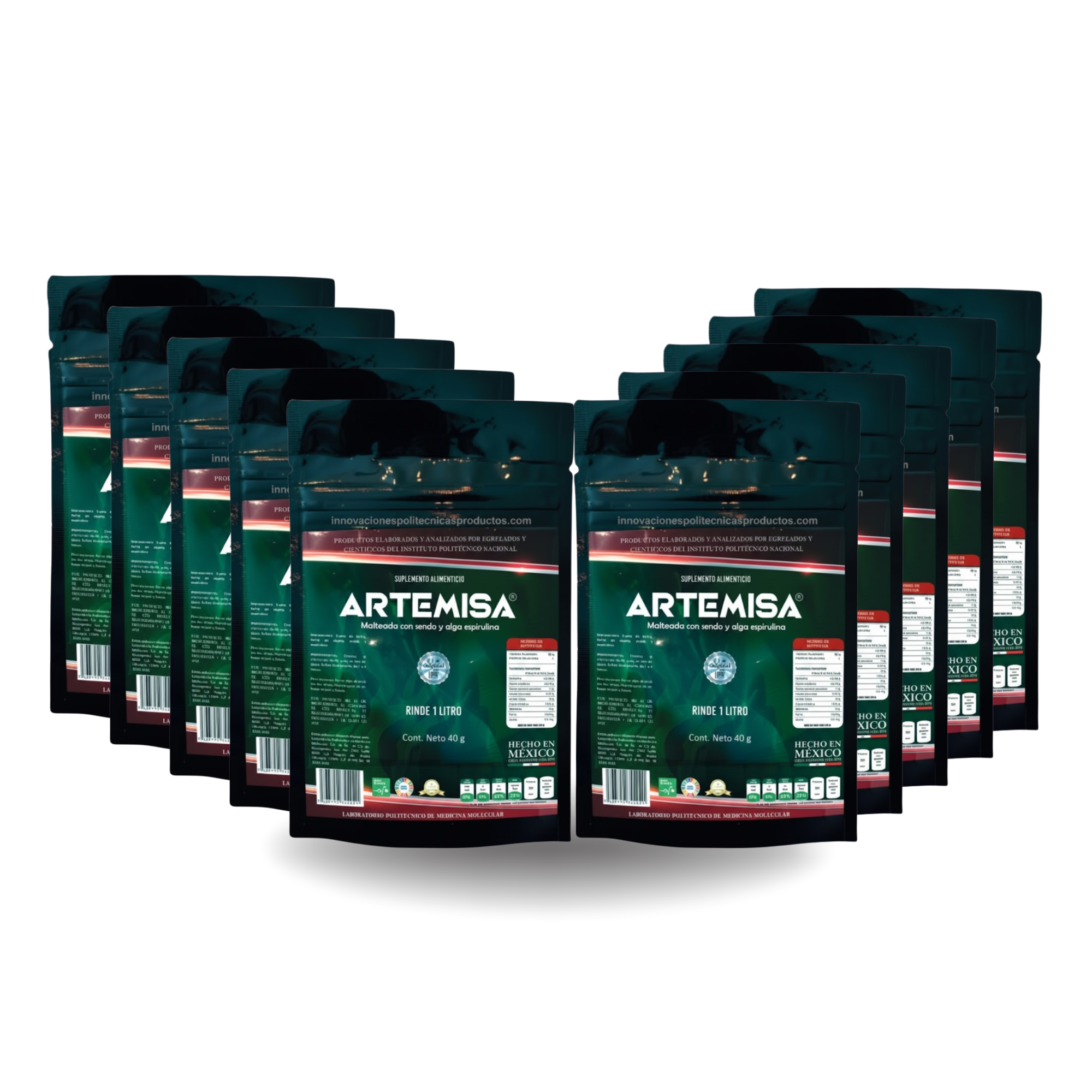 10X Malteadas de Alga Espirulina (Artemisa)