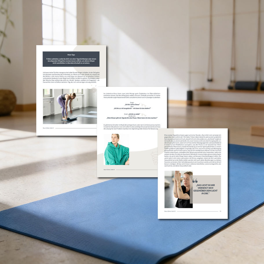 Leseprobe zum digitalen Fitness-Guide "Bauch, Beine, Seele" von SOULSPORTS by Alexa von Heyden