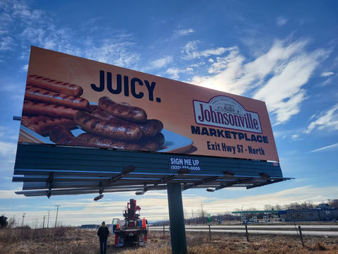 Sign Me Up - Johnsonville Static Billboard - Highway 23 Plymouth
