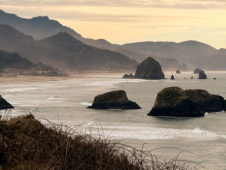 Views of the canon beach