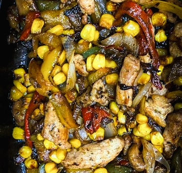 Stir Fried Veggies with Chicken