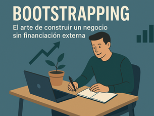 Infografía sobre bootstrapping que explica cómo emprendedores pueden construir negocios exitosos sin depender de inversión externa.