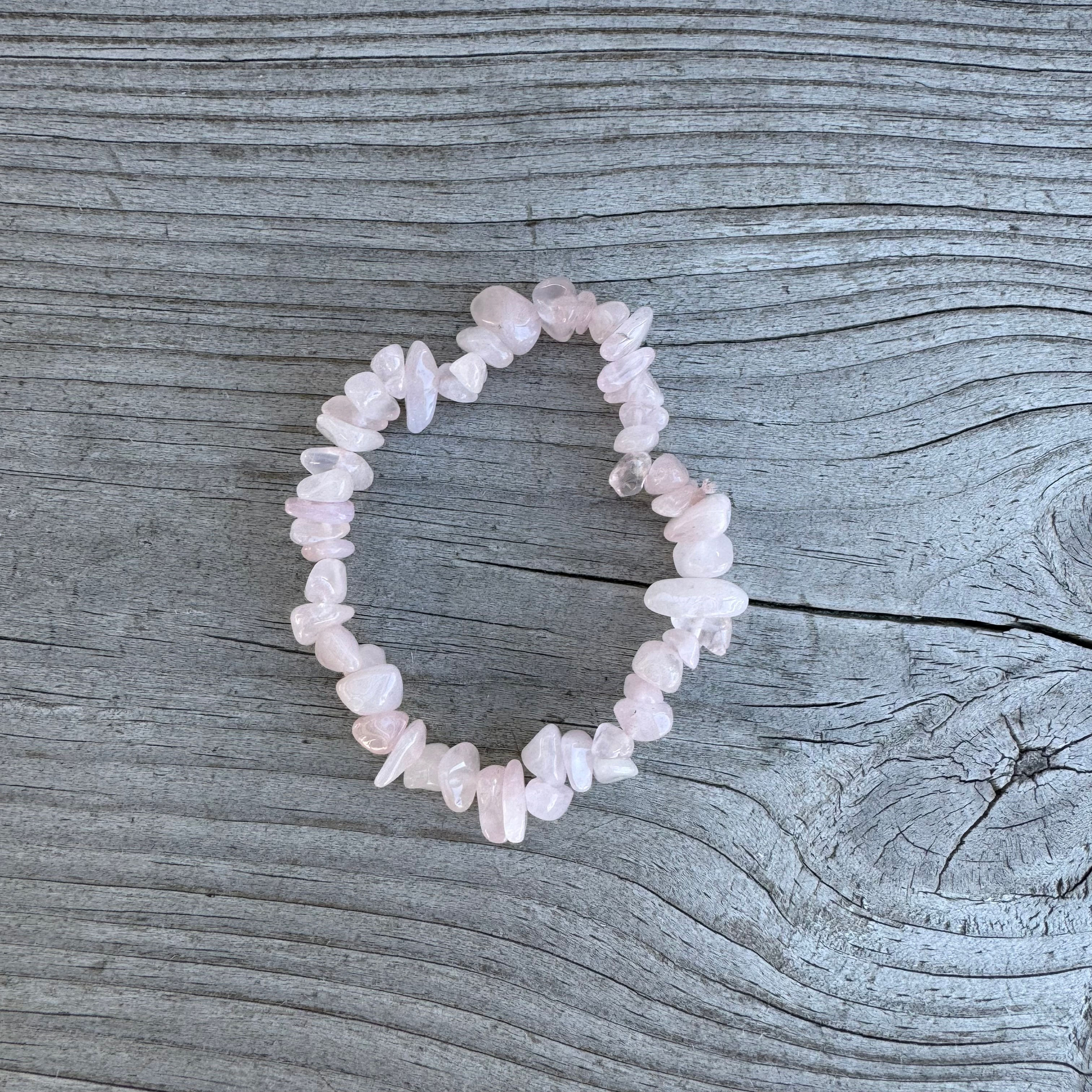 Rosenkvarts Armband chips