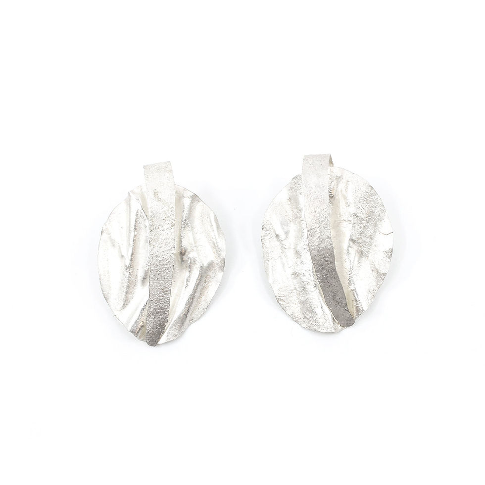 Ribbon Dimensional Earrings