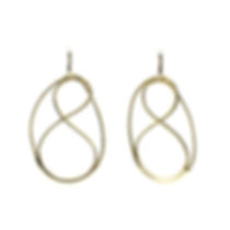 Amie Oval Zipper Earrings