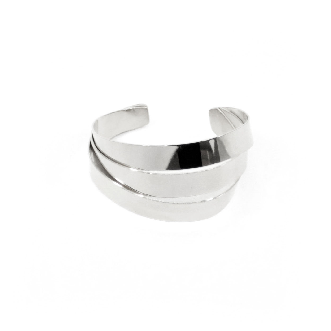 Silver Orbit Cuff