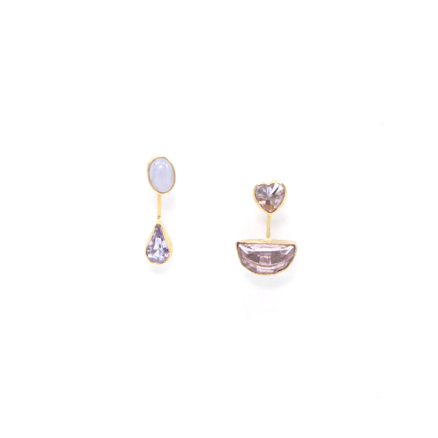 Lavender Detachable Drop Studs