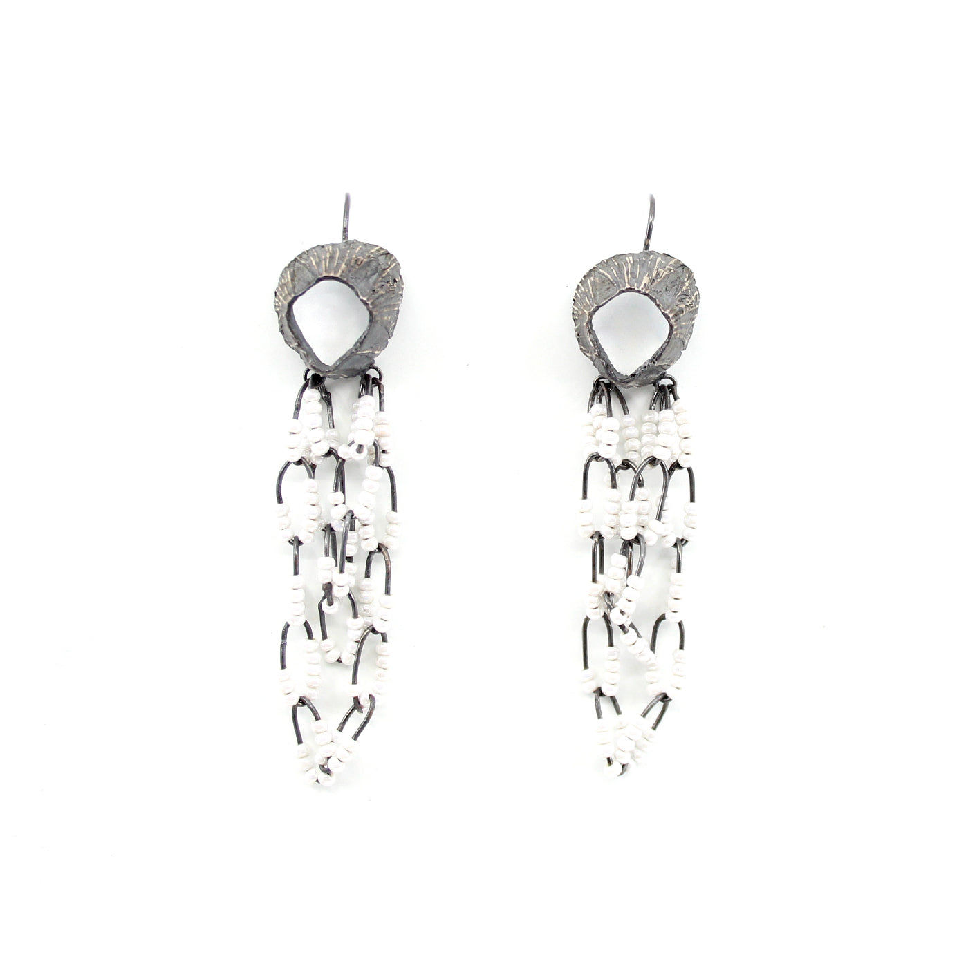 Barnacle and Seed Pearl Earrings