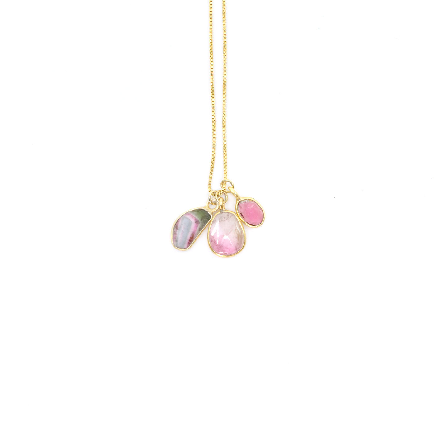 Pendant; Three Tourmalines