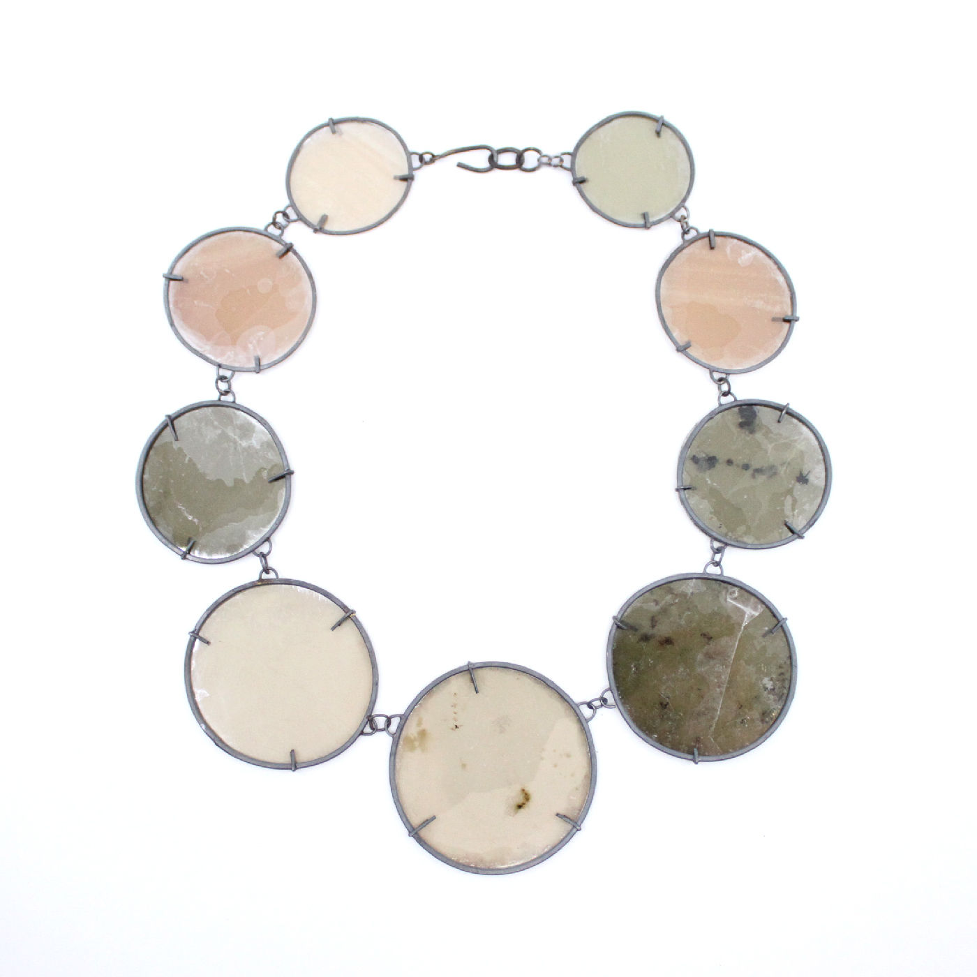 Mica Disc Necklace