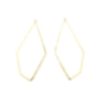 Long Angle Tension Hoop Earrings