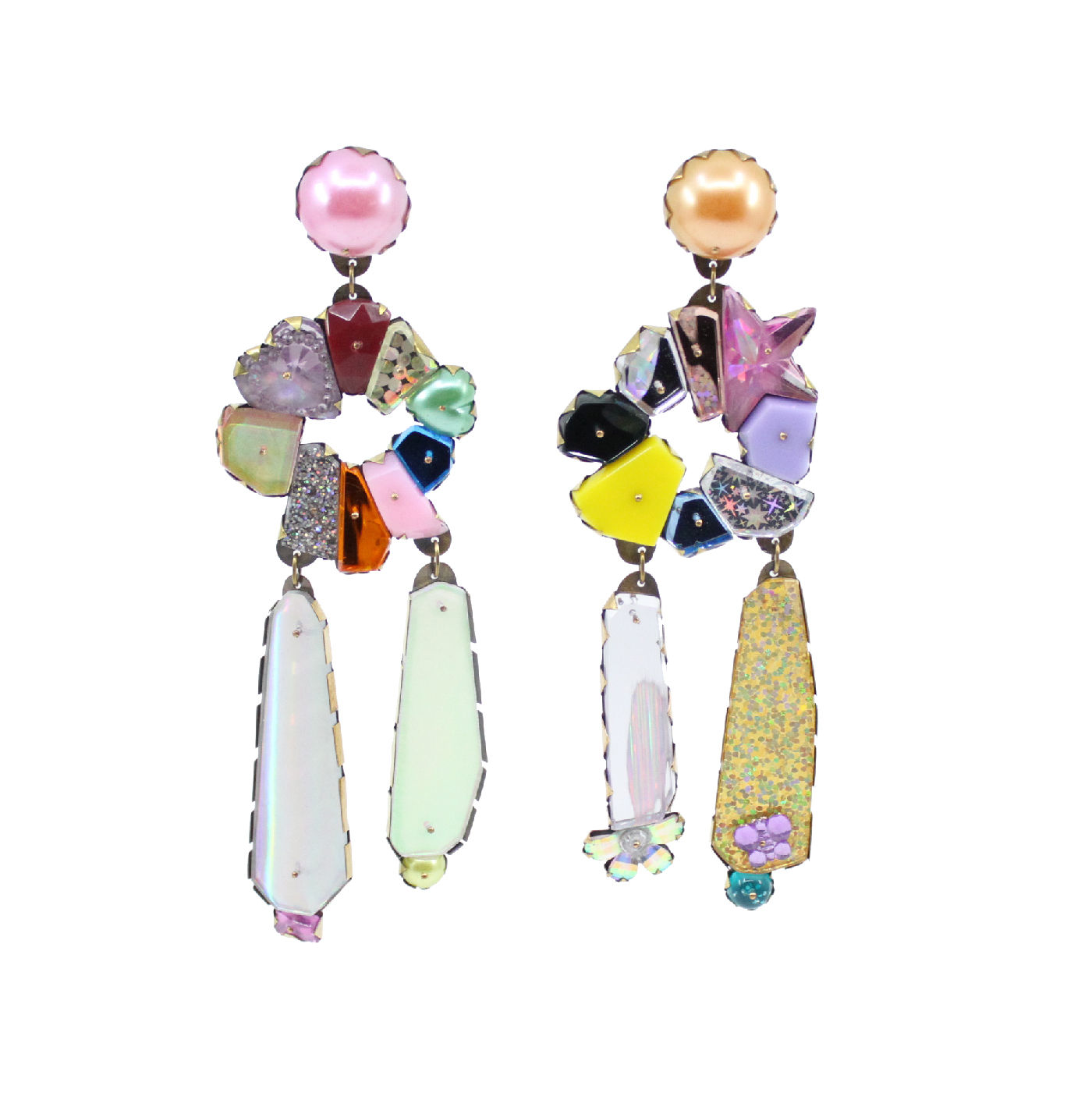 Pearl Multi Cocktail Earrings