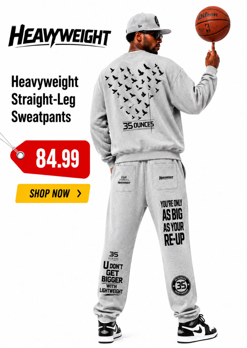 Heavyweight Straight-Leg Sweatpants