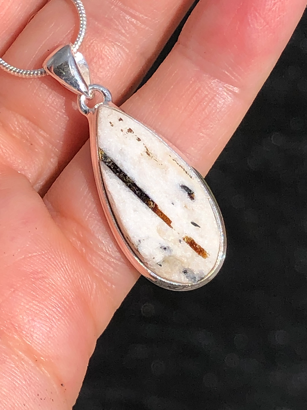 Thumbnail: Astrophyllite 925 Silver Pendant