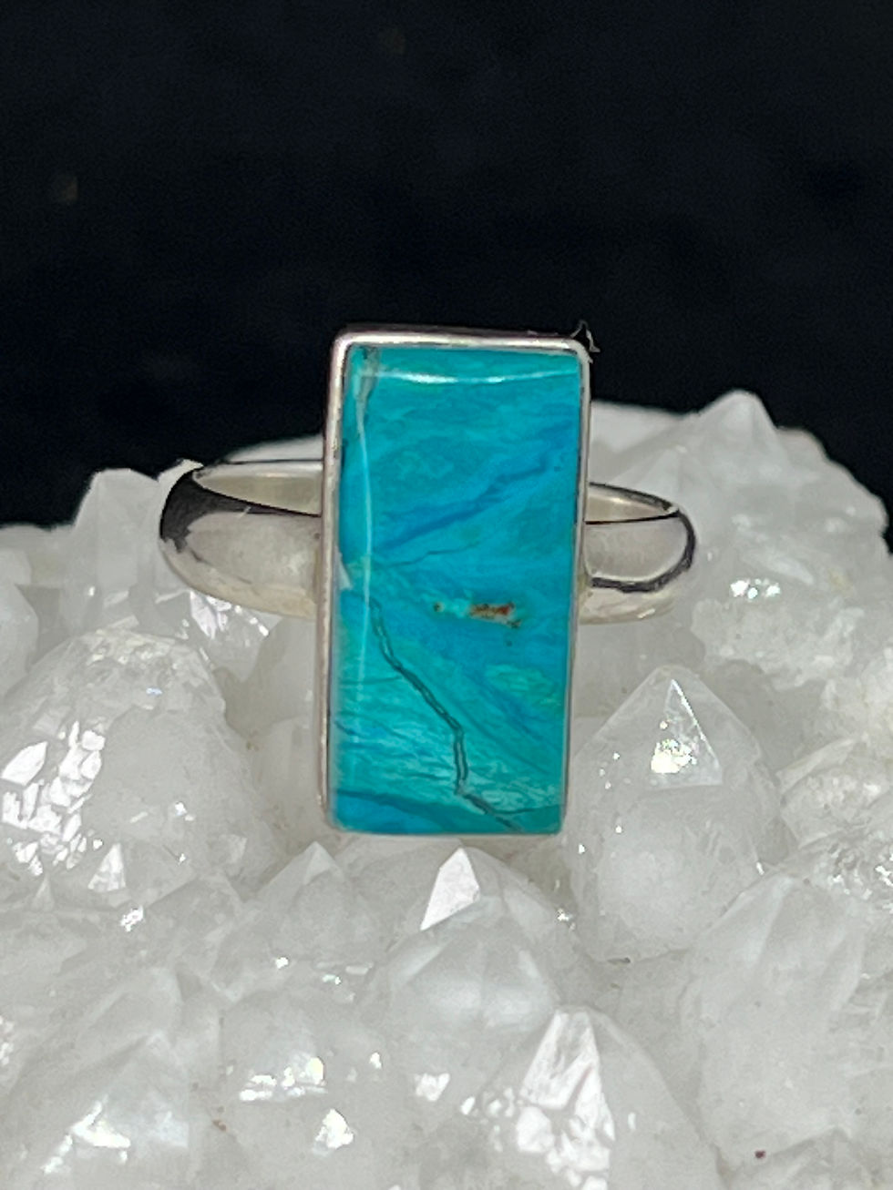 Thumbnail: Peru Rare Opaline Ring Size7