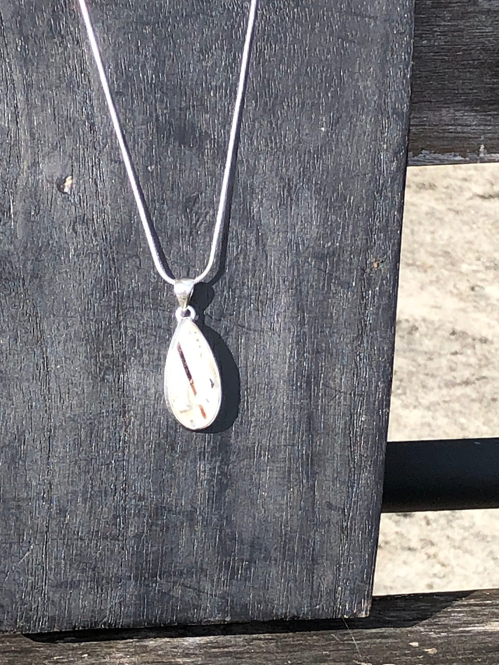 Thumbnail: Astrophyllite 925 Silver Pendant