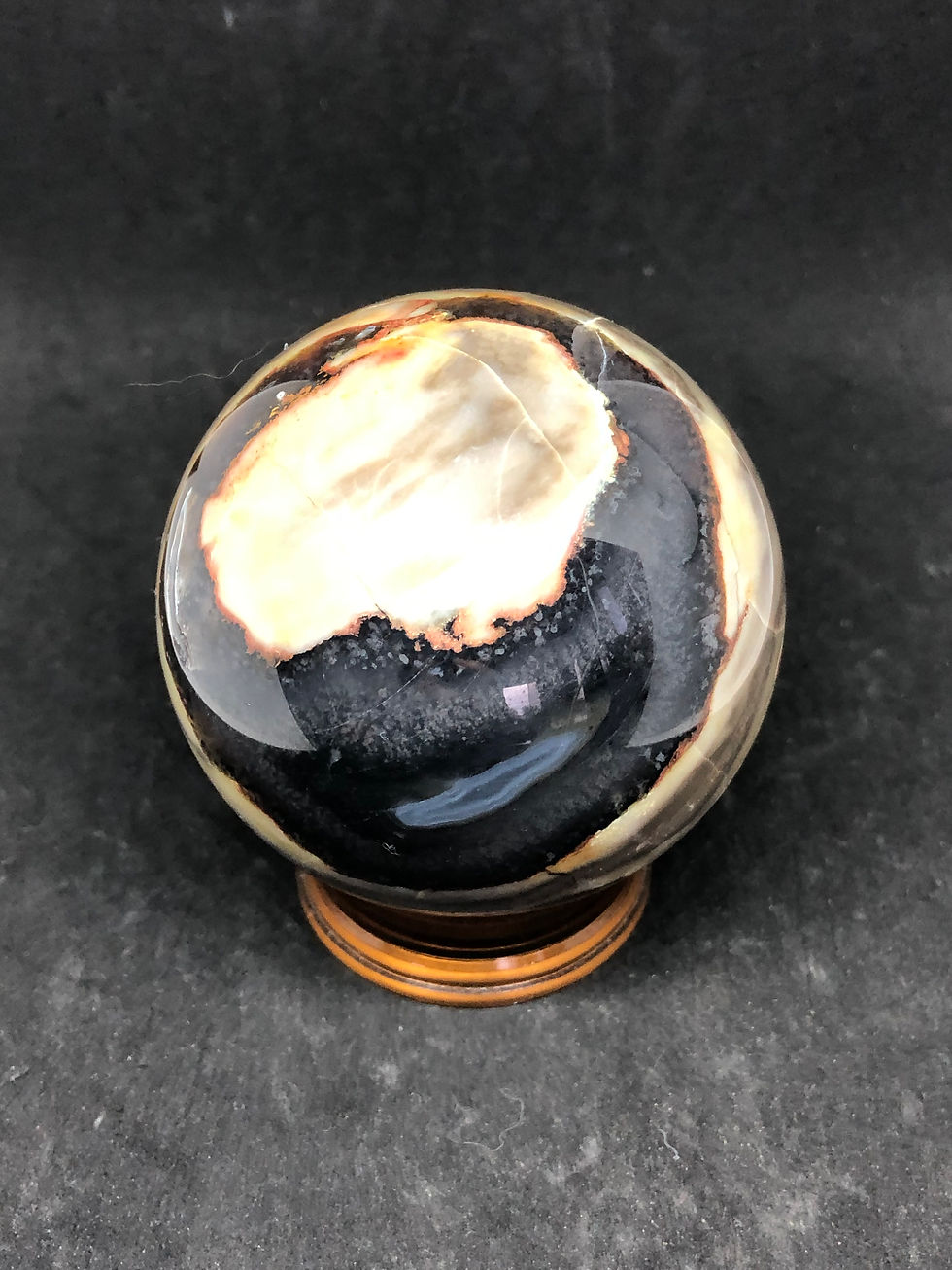 Mesmerising Volcano Agate Sphere