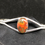 Thumbnail: Seam Agate Fire Crystal Silver 925 Bracelet