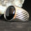 Thumbnail: copy of Black Onyx Designer 925 Ring Size 11 Mens