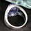 Thumbnail: Lapis Lazuli 925 Silver Men’s Ring – Size 11