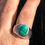 Thumbnail: Malachite 925 Silver Men’s Ring – Size 11