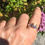 Thumbnail: AMETRINE Facet 925 Silver Ring Size 8
