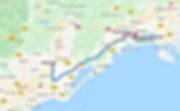 Trajet Pézenas vers Aéroport Montpellier Méditerranée