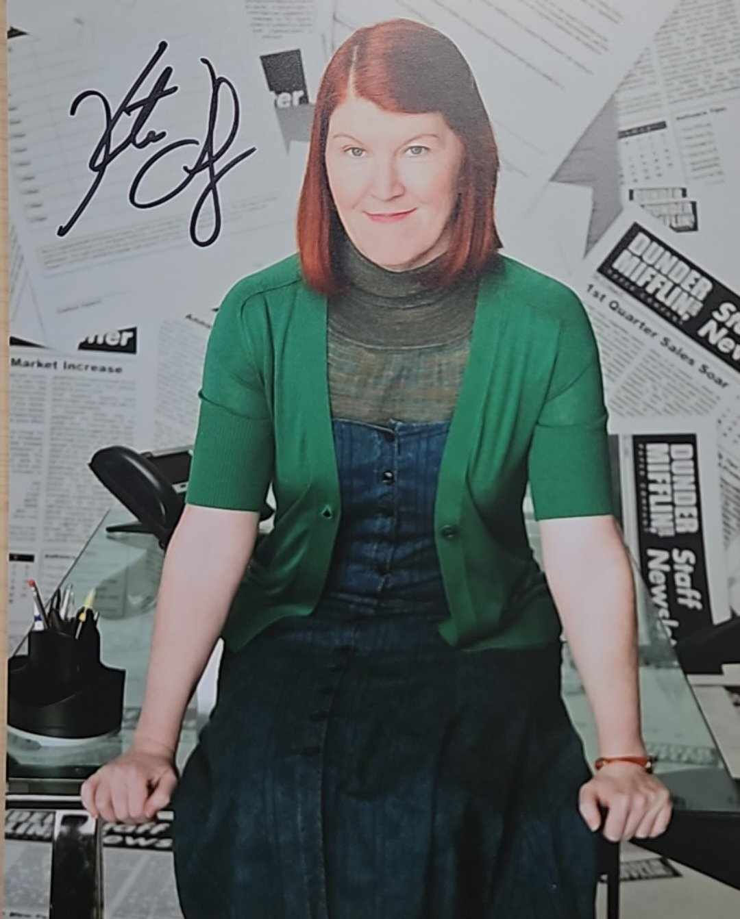 8x10" The Office Meredith Promo Fuji Print Signed by Kate Flannery