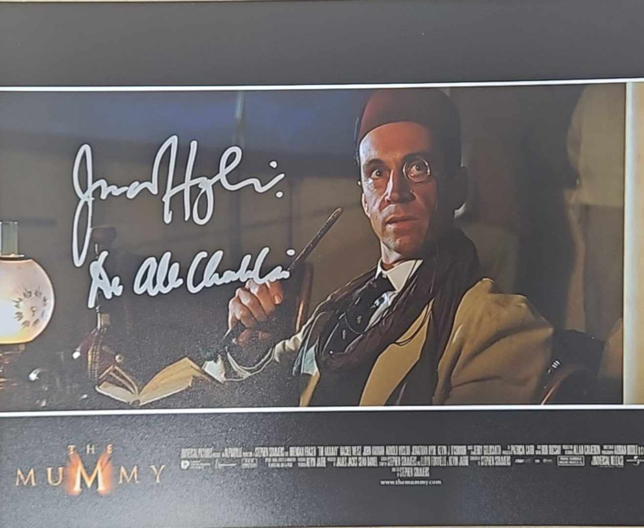 10x8" The Mummy Reading Fuji Print Signed by Jonathon Hyde