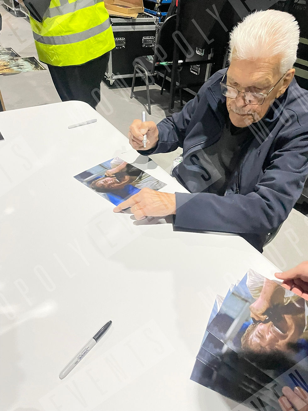 Thumbnail: 8x10" Night of Creeps Print signed by Tom Atkins