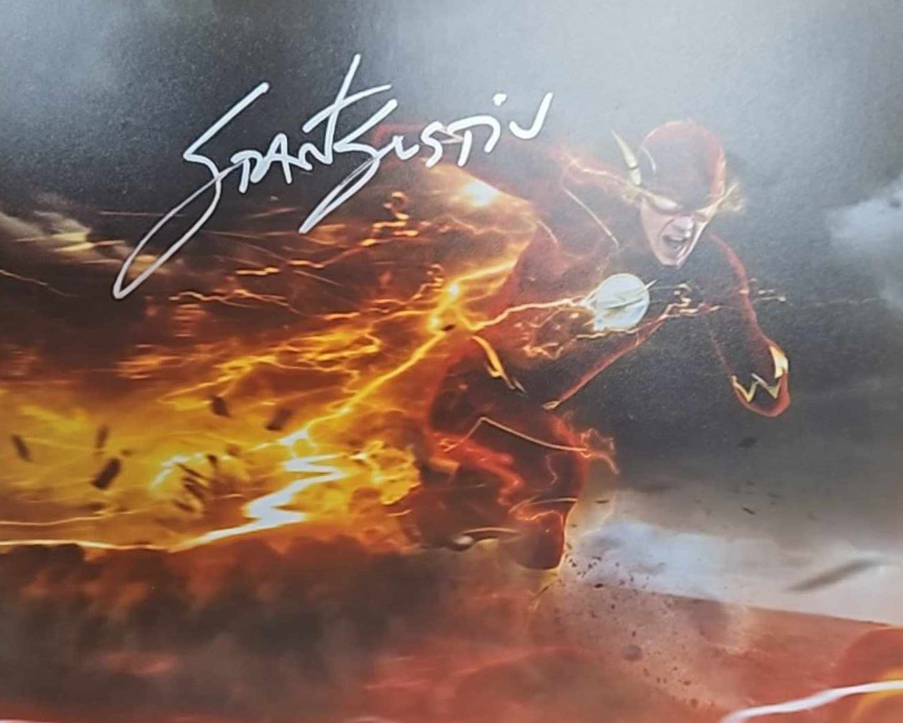 10x8" The Flash Running Fuji Print Signed by Grant Gustin