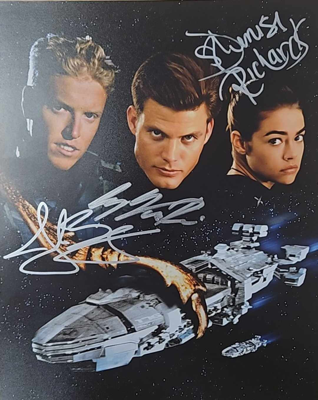 8x10" Starship Troopers Print Signed by Dien, Richards, Busey