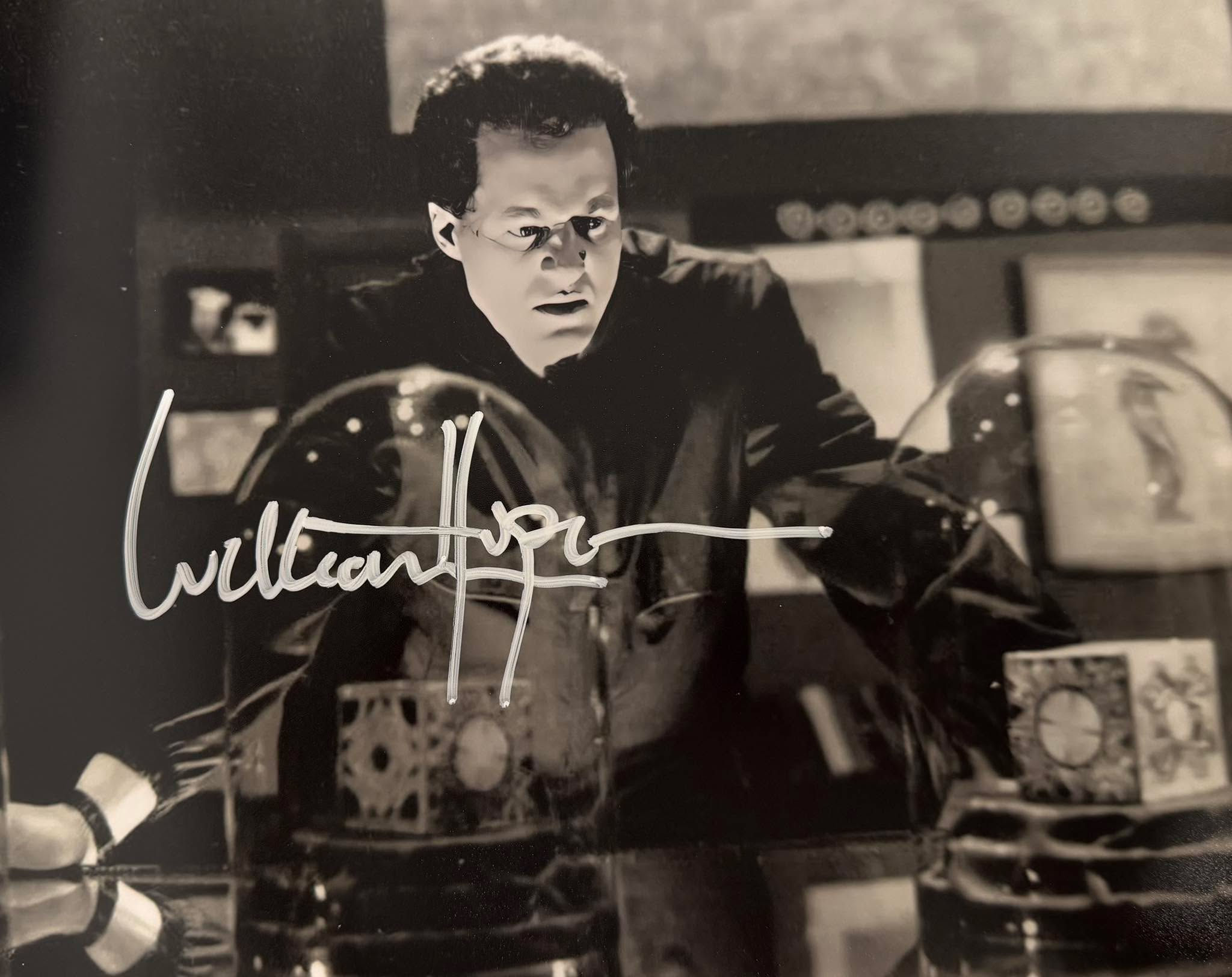 William Hope Signed Hellbound Hellraiser White Middle 10x8" Print