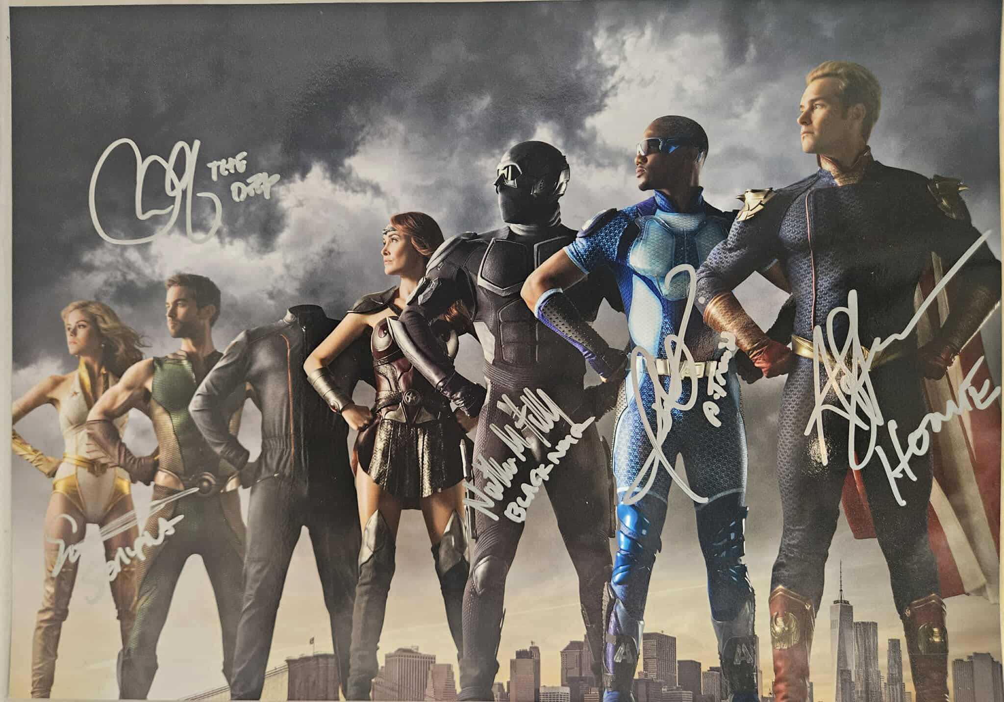 16x12" The Boys Poster Signed by 5 Cast Members