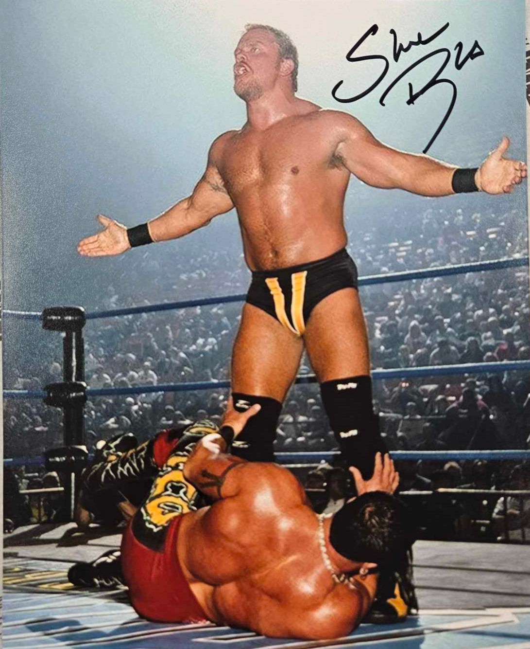8X10" Shane Douglas Wrestling WWE Print Signed by Shane Douglas