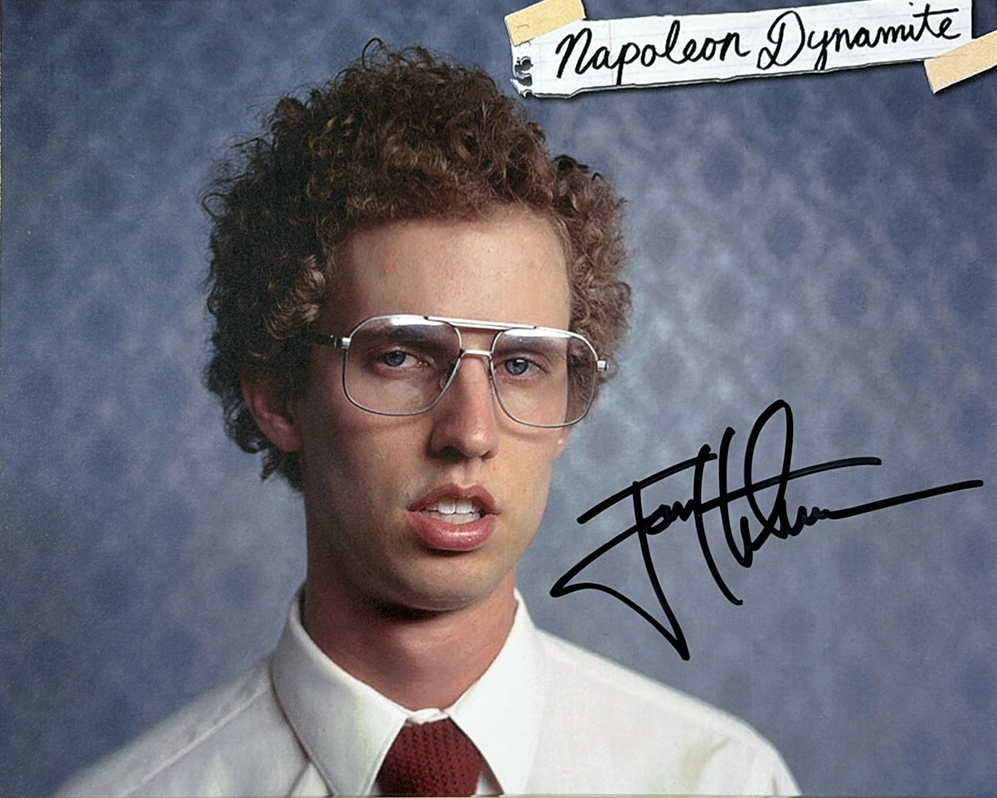 10x8" Napoleon Dynamite Fuji Print Signed by Jon Heder