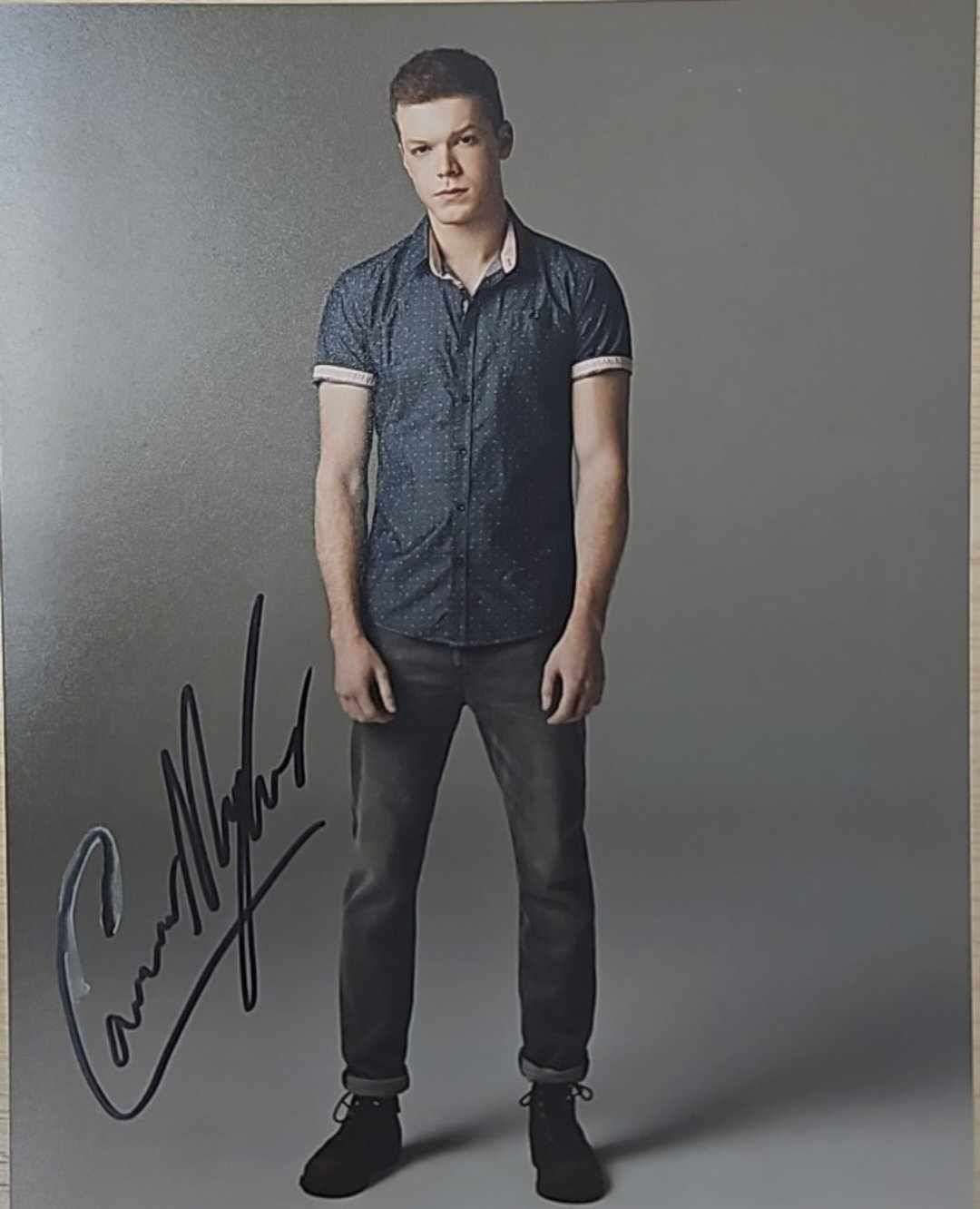 8x10" Professional Headshot Fuji Print Signed by Cameron Monaghan