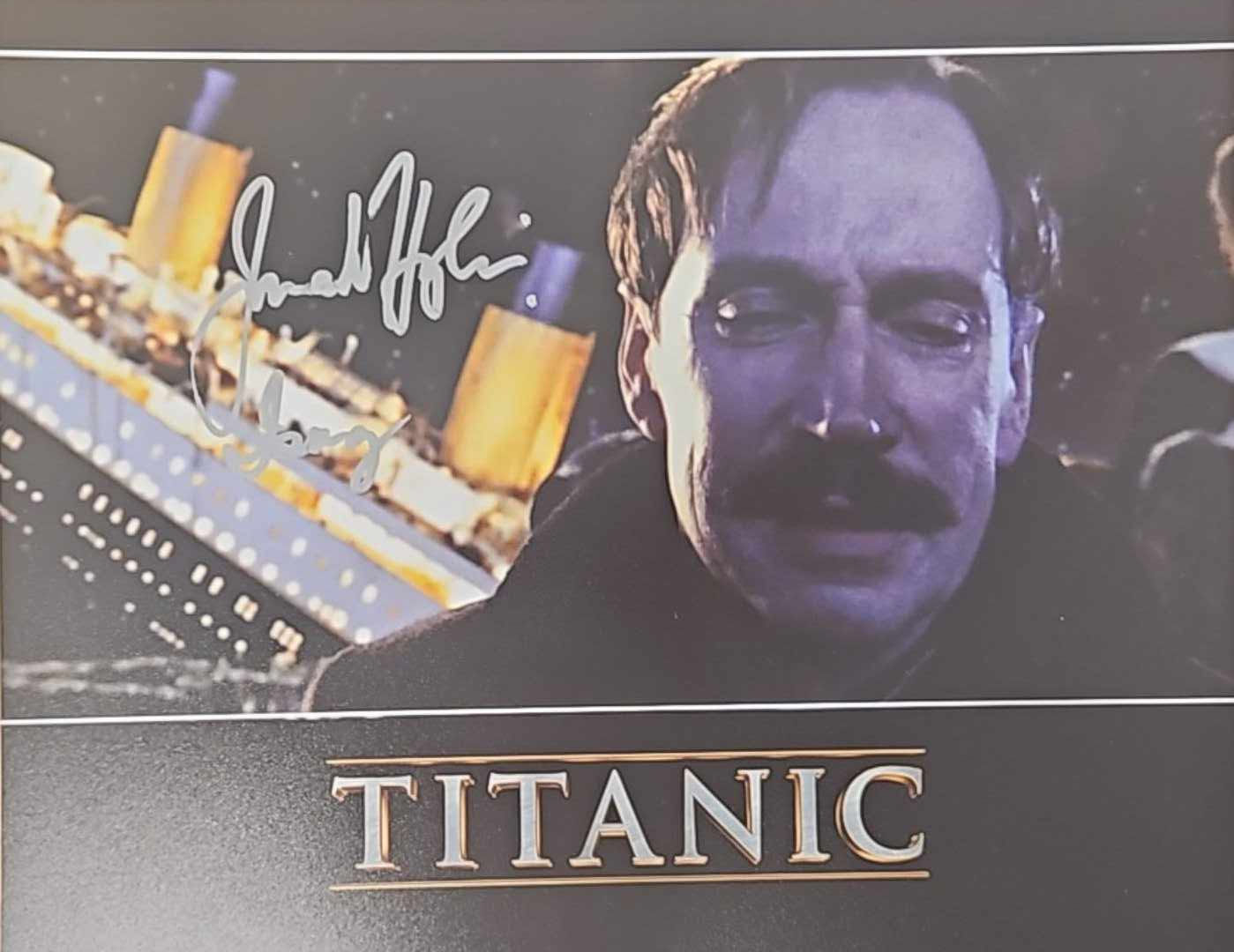 10x8" Titanic Bruce Crying Titanic Sinking Fuji Print Signed by Jonathon Hyde