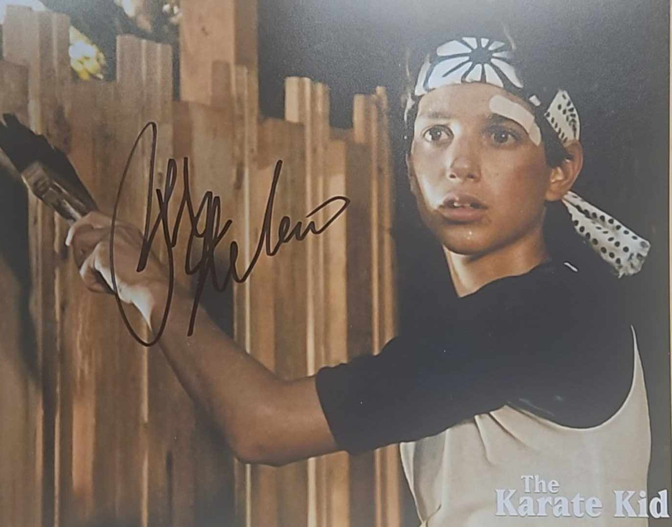 10x8" Karate Kid LaRusso Painting Fuji Print Signed by Ralph Macchio
