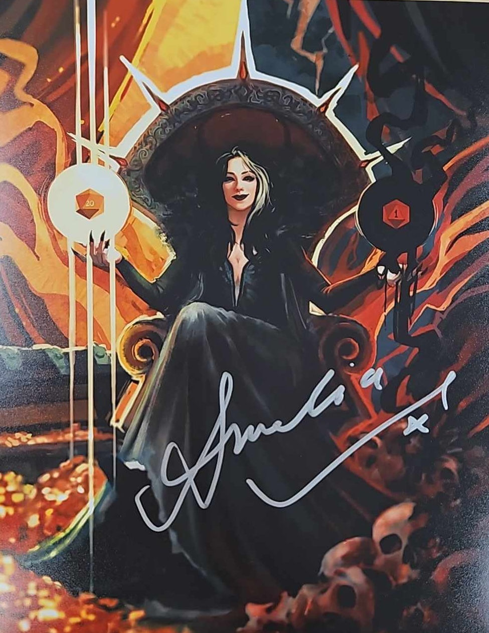 8x10 " Fuji Print - Amelia Tyler Throne Artwork Signed by Amelia Tyler