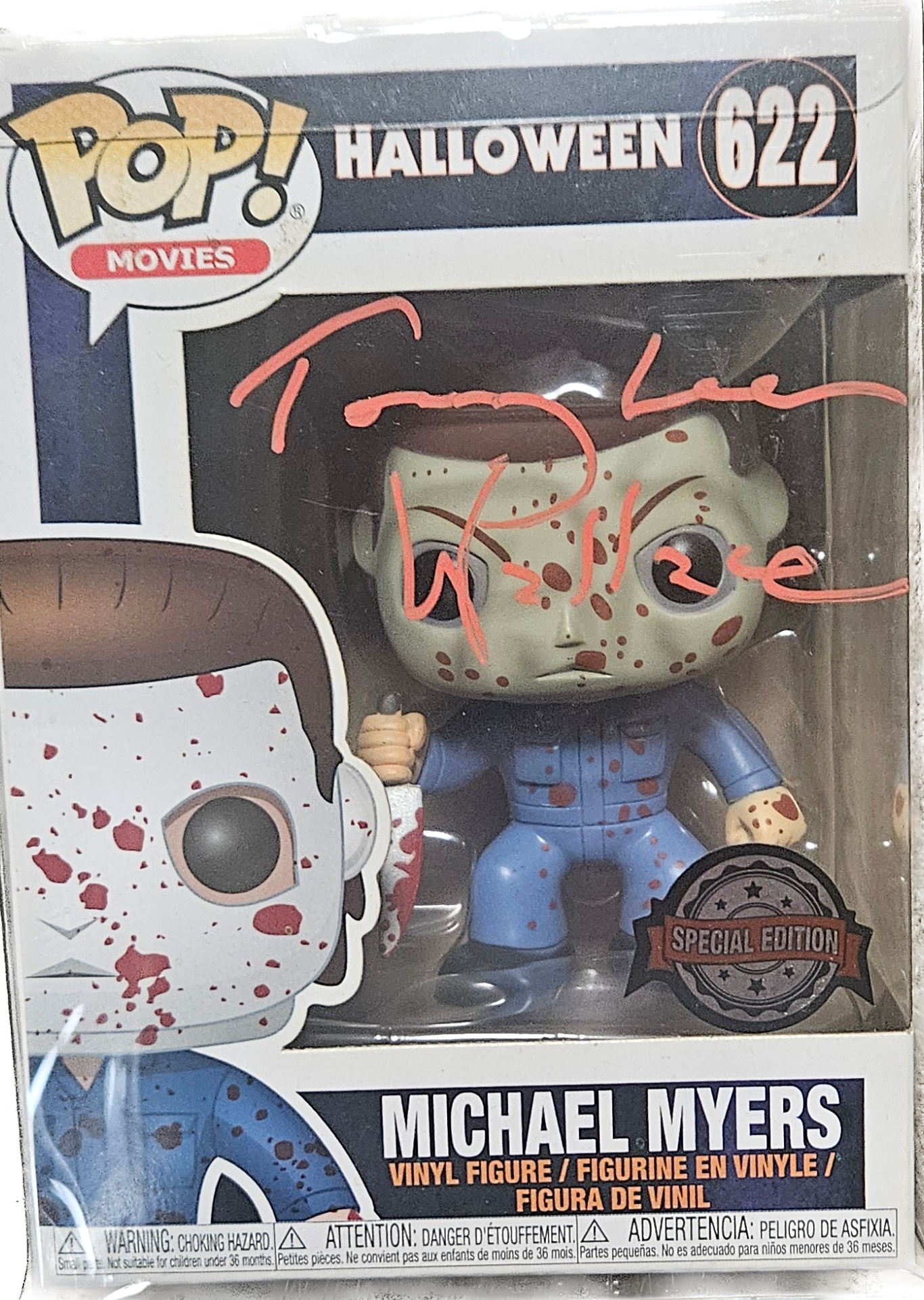 Michael Myers #622 Movie Funko Pop Signed by Tommy Lee Wallace