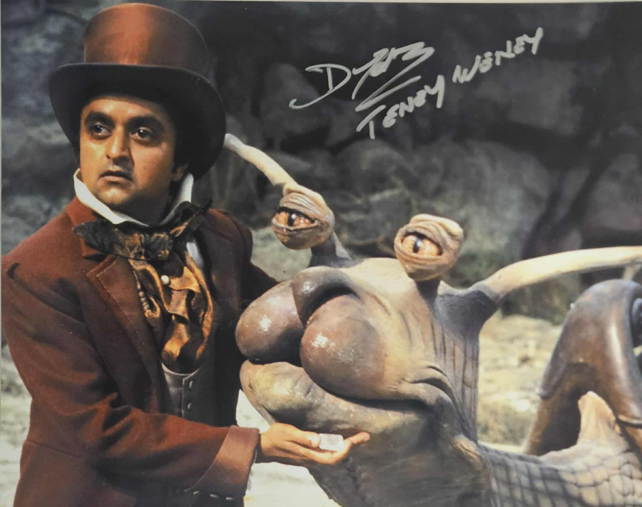 10x8" Teeny Weeny with Snail Never Ending Story Print Signed by Deep Roy