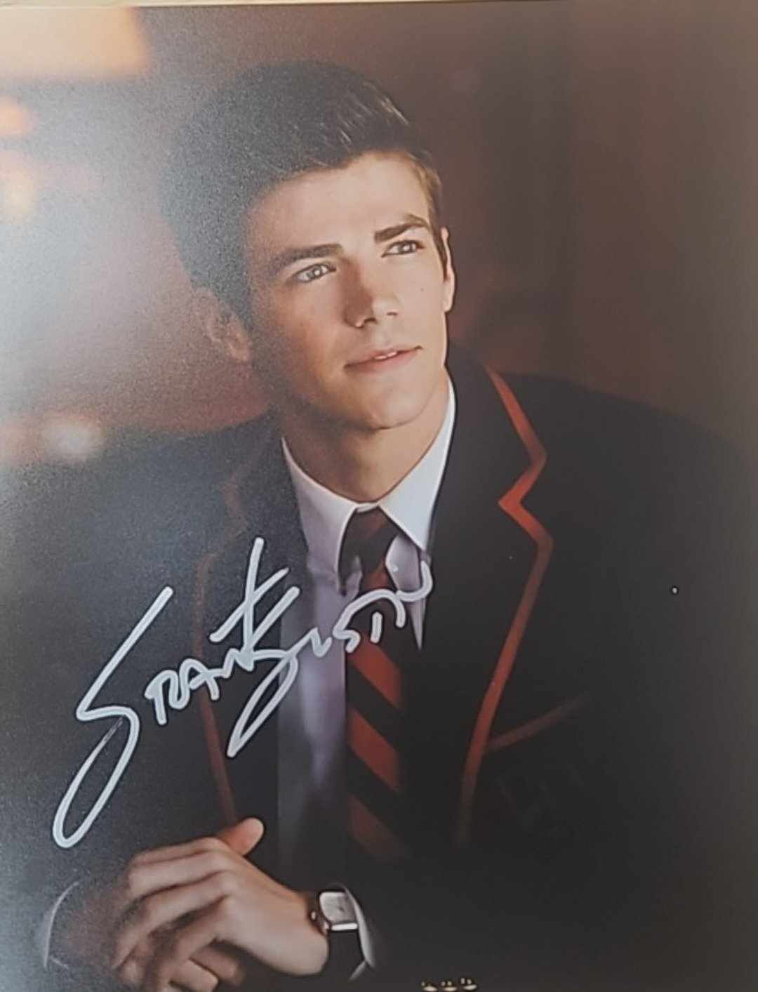 8x10" Glee Sebastian Fuji Print Signed by Grant Gustin
