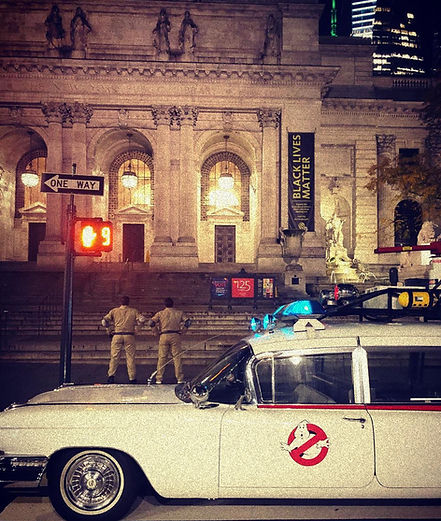 New York Public Library - and the ecto 1