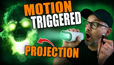 DIY Motion Triggered Halloween Projection – Jump Scare Build! 