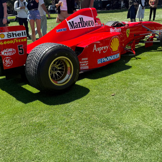 Ferrari at Casa Ferrari detailed at Pebble Beach by Robust Paint Protection & Auto Detailing Nascar
