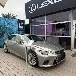 Lexus at pebble peach during Monterey Car Week At club lexus
