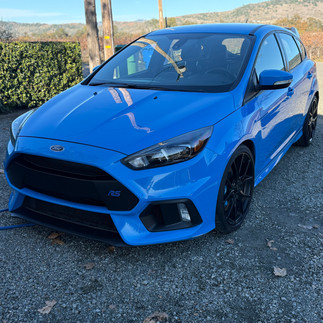 Front view of Ford Focus RS after 2-step paint correction and ceramic coating in Napa California